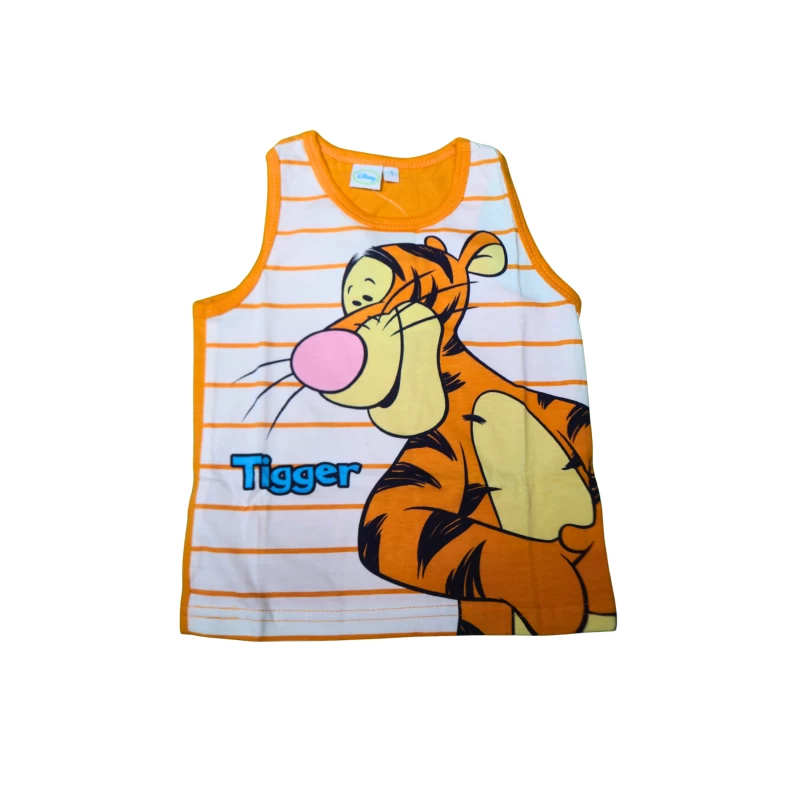 Tigger Orange Striped Tank Top for Kids